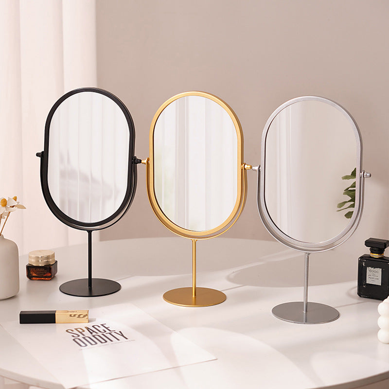 Household High-value Dressing Table Bedroom Desktop Makeup Mirror Lightweight
