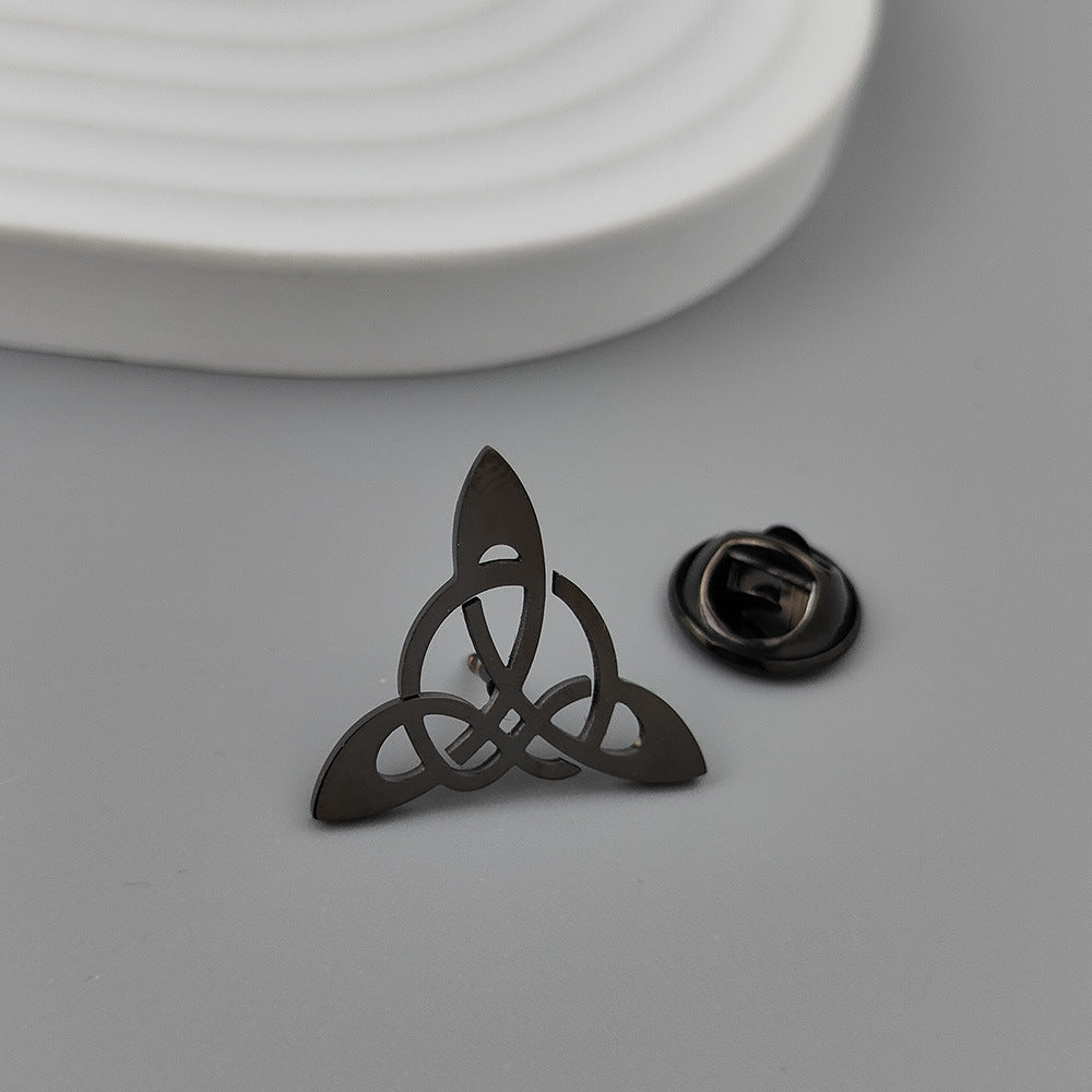 Geometric Triangle Symmetrical Hollow Men's Suit Cufflinks