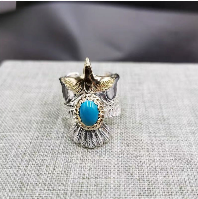 New Retro Versatile Eagle Ringtrendy For Both Men And Women