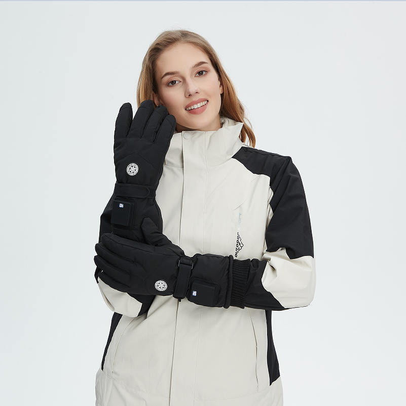 Intelligent Electric Heating Outdoor Skiing Gloves