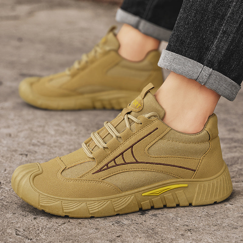 Men's Labor Safety Shoes, Autumn Trendy Casual Shoes, Lightweight Versatile Sneakers, Low-top Work Sports Shoes