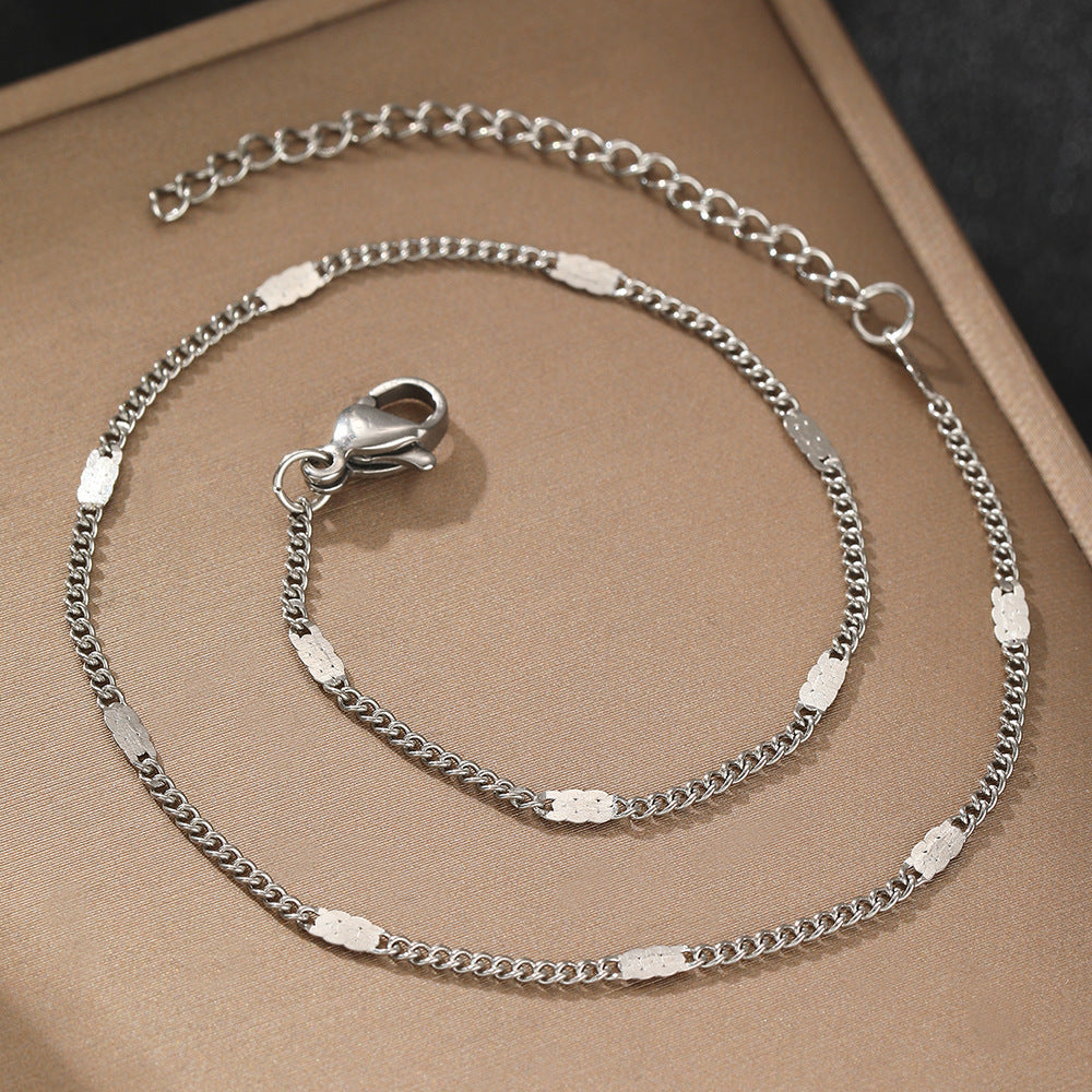 Stainless Steel Fashionable All-match Anklet