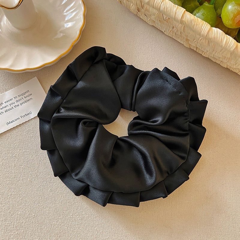 Korean Ballet Style Pleated Oversized Pillow Hair Ring