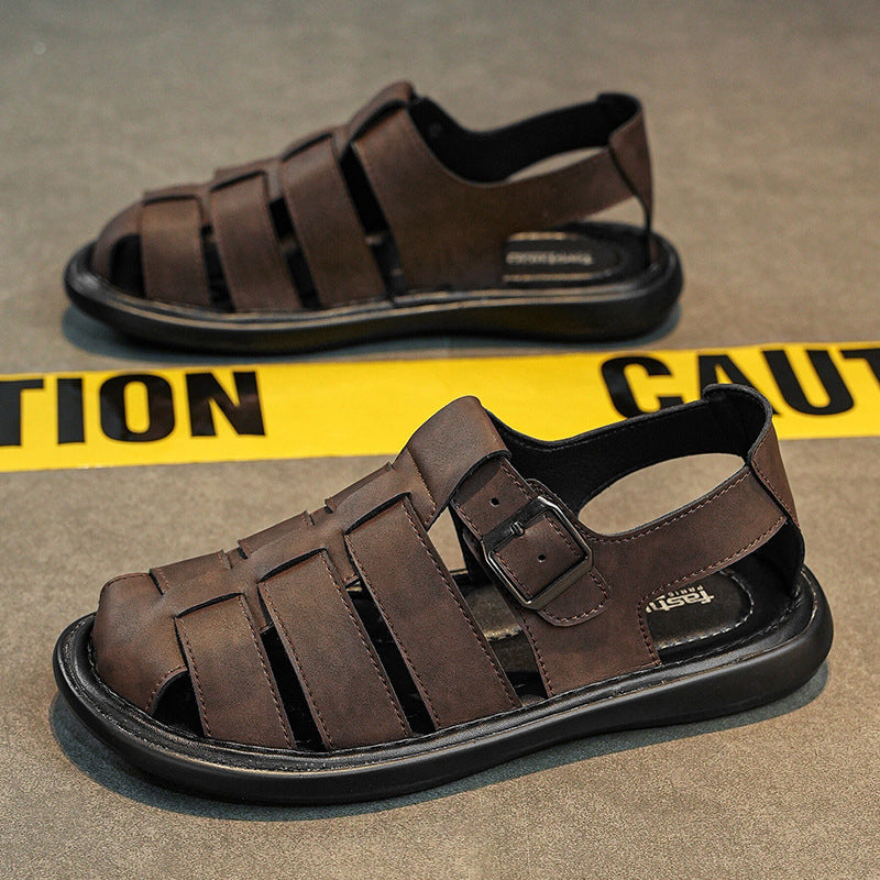 Mens Casual Hand-woven Fashionable Sandals