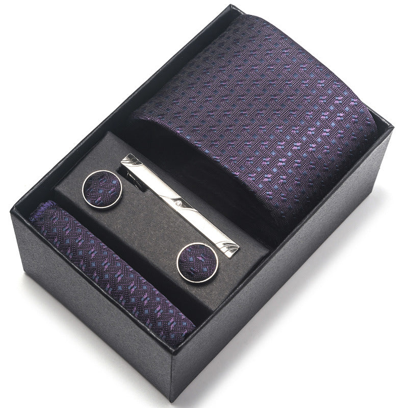 Direct-supply Mens Polyester Yarn-dyed Jacquard Formal Tie