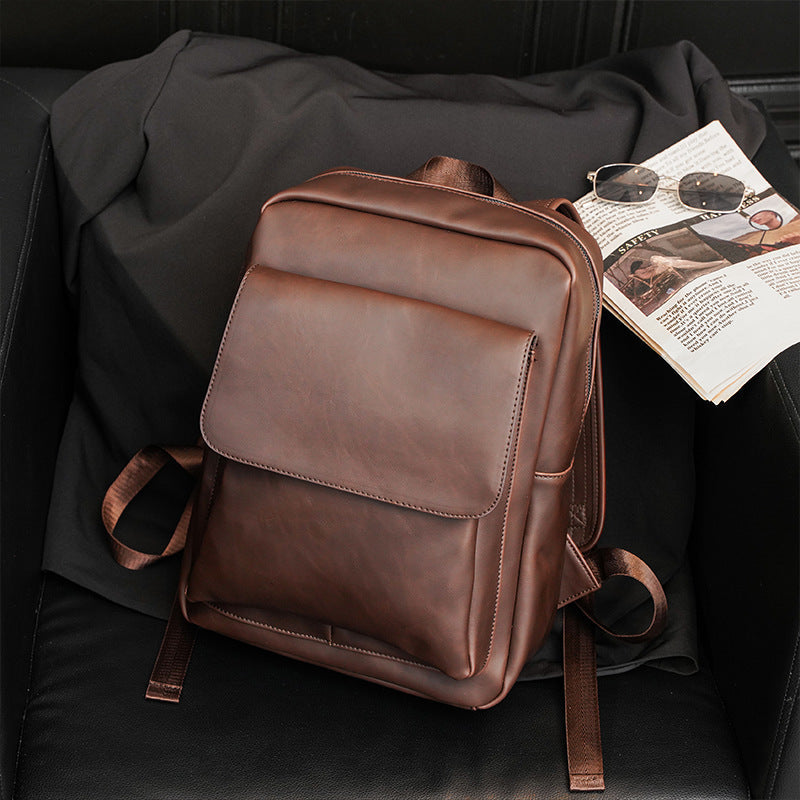 Retro Casual Korean-Style Fashionable Mens Backpack