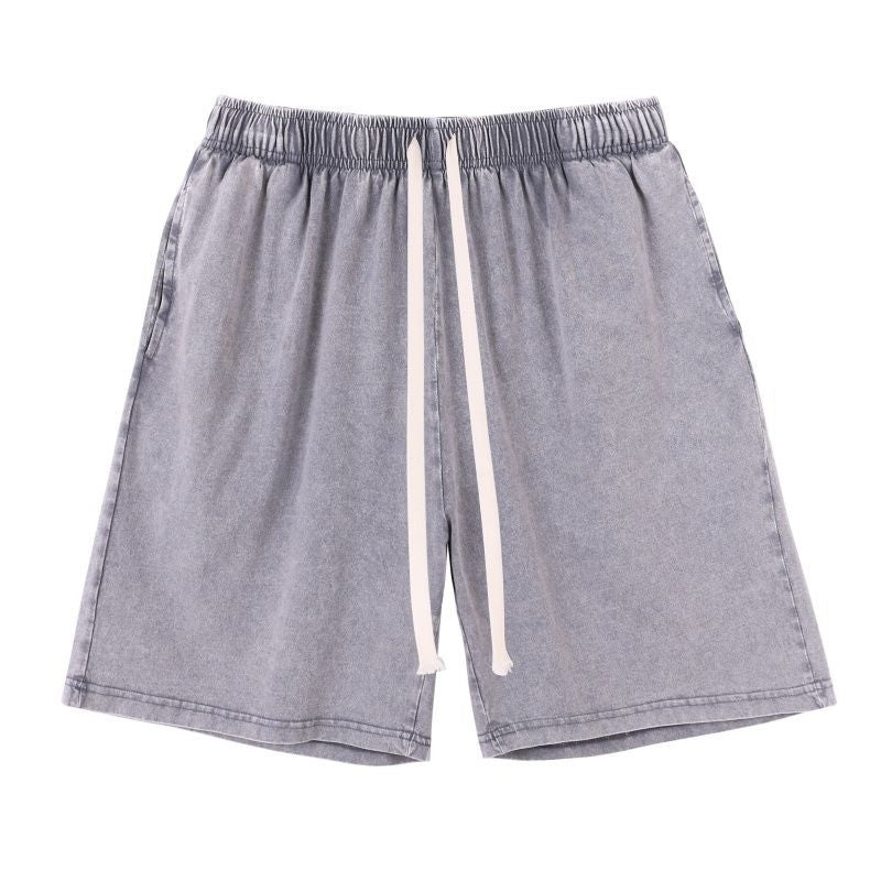 Casual Washed And Distressed Mens Shorts
