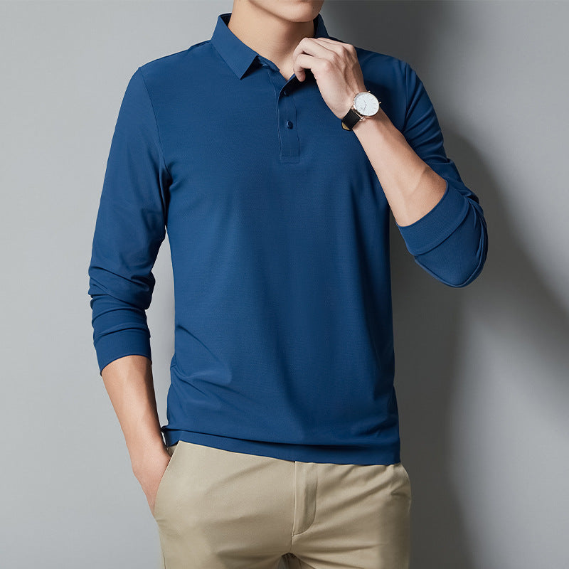 Plus-size Business-casual Stretch Slim-fit Shirt
