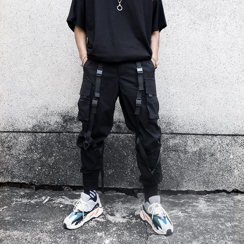 Men's Fashionable Pocketed Cargo Jogger Pants