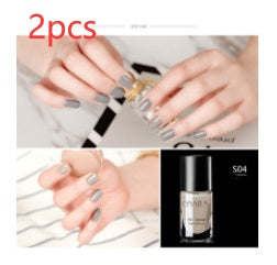 Ouyafei New Nail Polish, Quick-Drying, Long-Lasting, Tearable Nail Polish, No Baking Nail Polish Sequins Wholesale