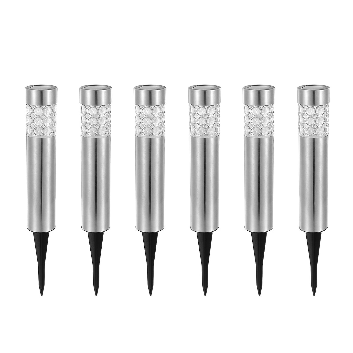 Solarek 6 Pack Outdoor Solar Light IP44 Waterproof RGB Garden Lamp Landscape Lawn Décor Light