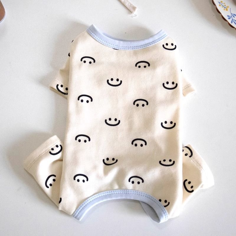 Belly Contracting Four-legged Pet Clothing Teddy Bichon Pajamas