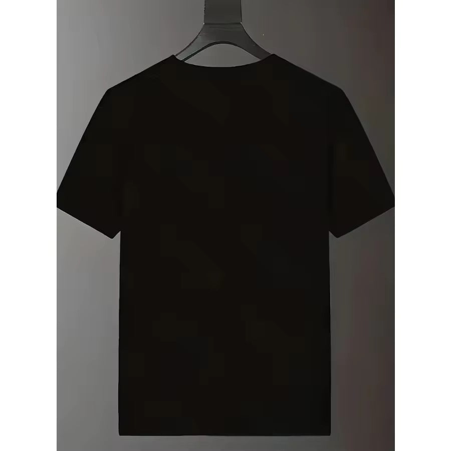 Printed Casual Loose-fitting Breathable Thin Short-sleeve Top