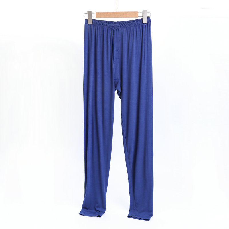 Mens Summer Modal Pajama Pants Thin Plus Size