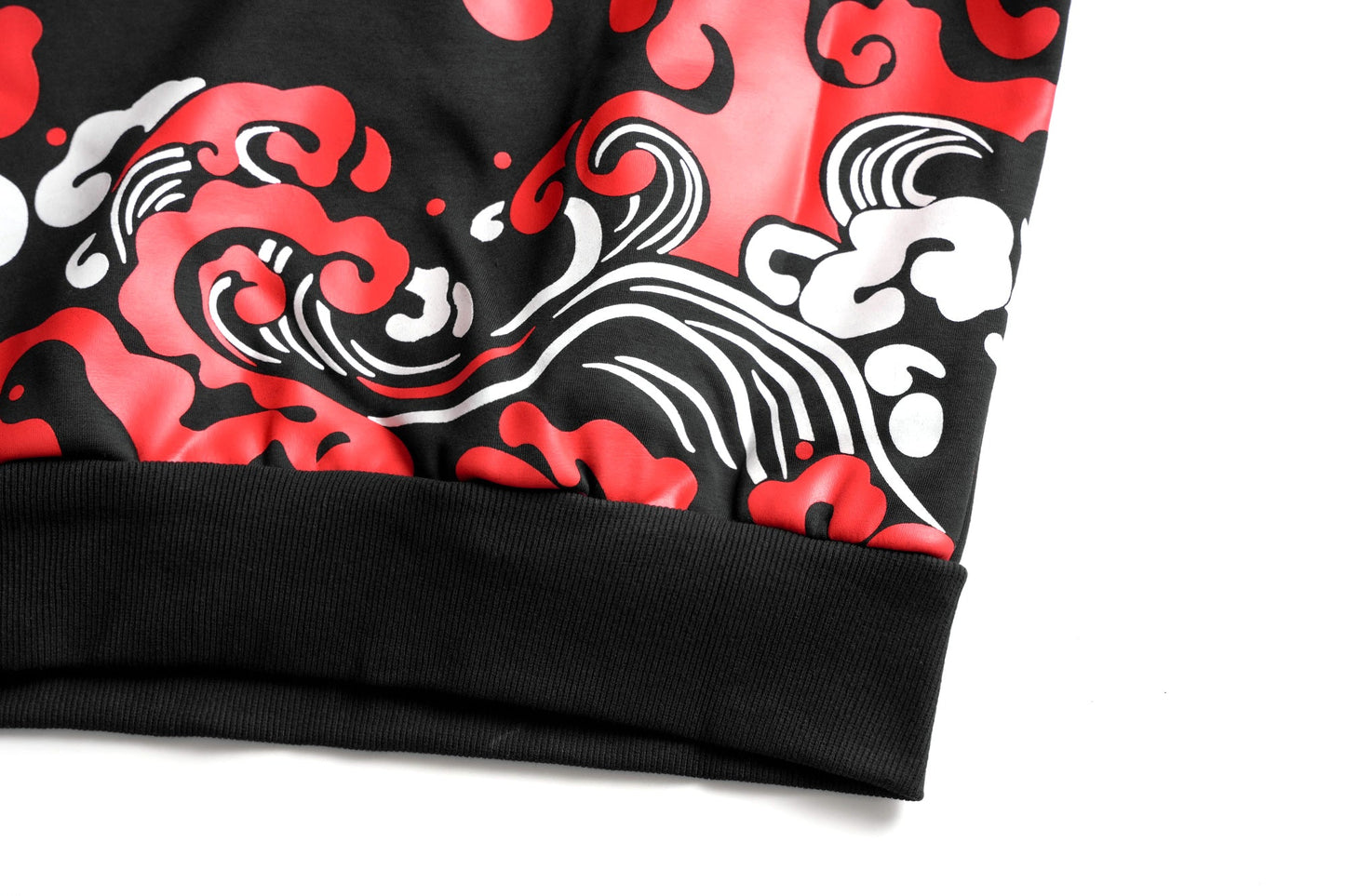 SW9060 Roter Dämon bestickter Pullover