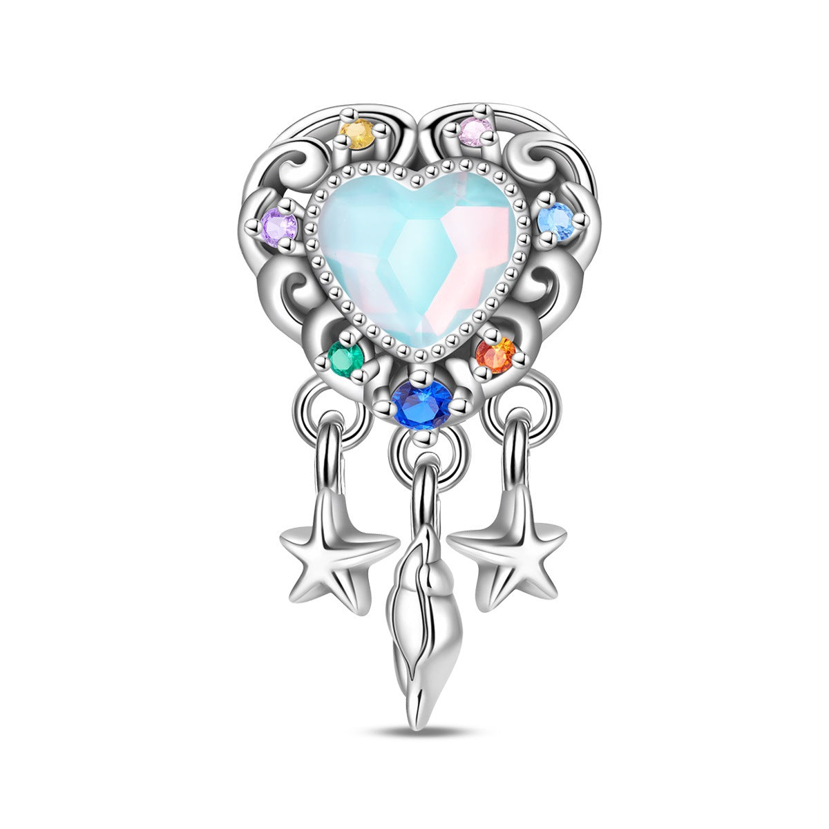 Blue Dreamcatcher DIY Bracelet Pendant Beads