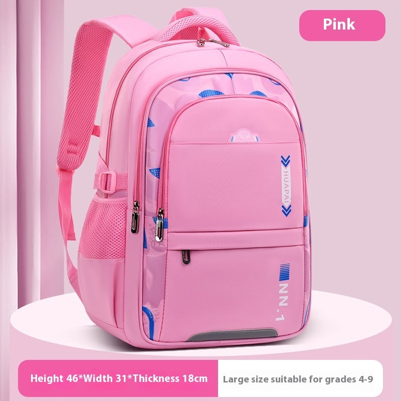 Children's Junior And Middle School Students Large Capacity Backpack