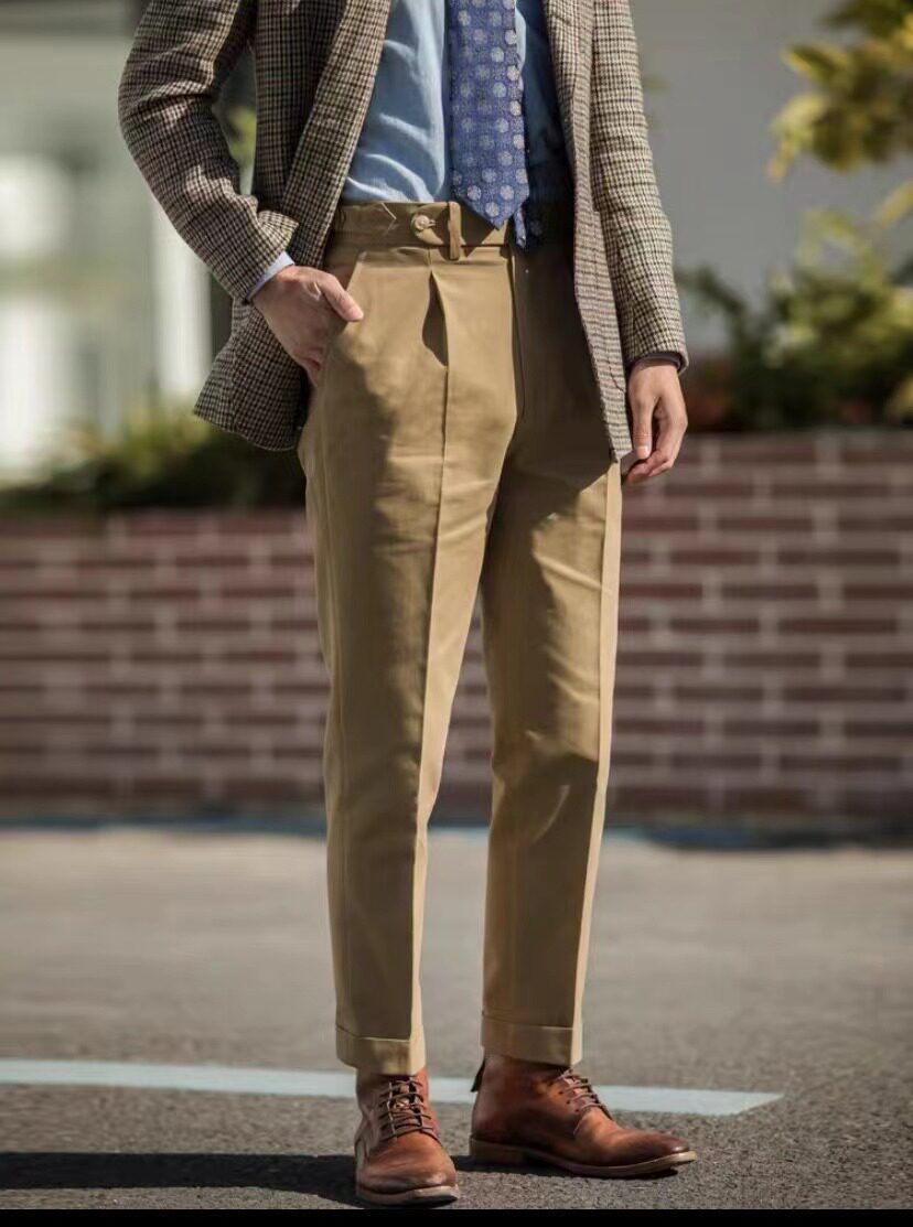 Men's Cotton Casual Pants From Naples