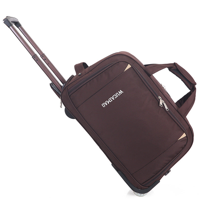 Oxford Cloth Trolley Bag Leisure Travel Folding Luggage