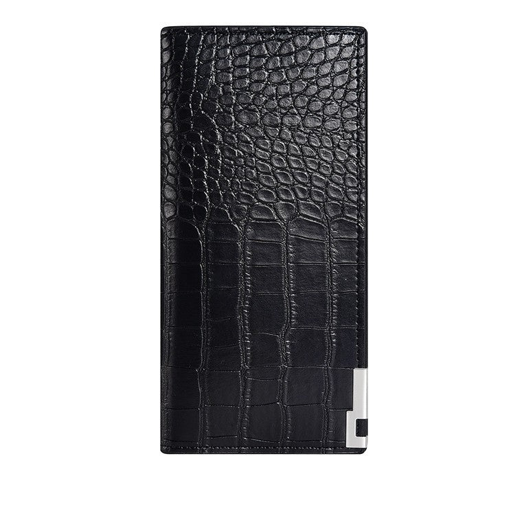 Mens Long Zipper Card Holder And Wallet 2-in-1