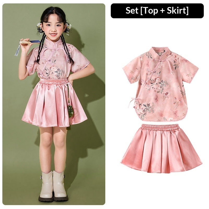 Chinese Style Design Childrens Outfit Set