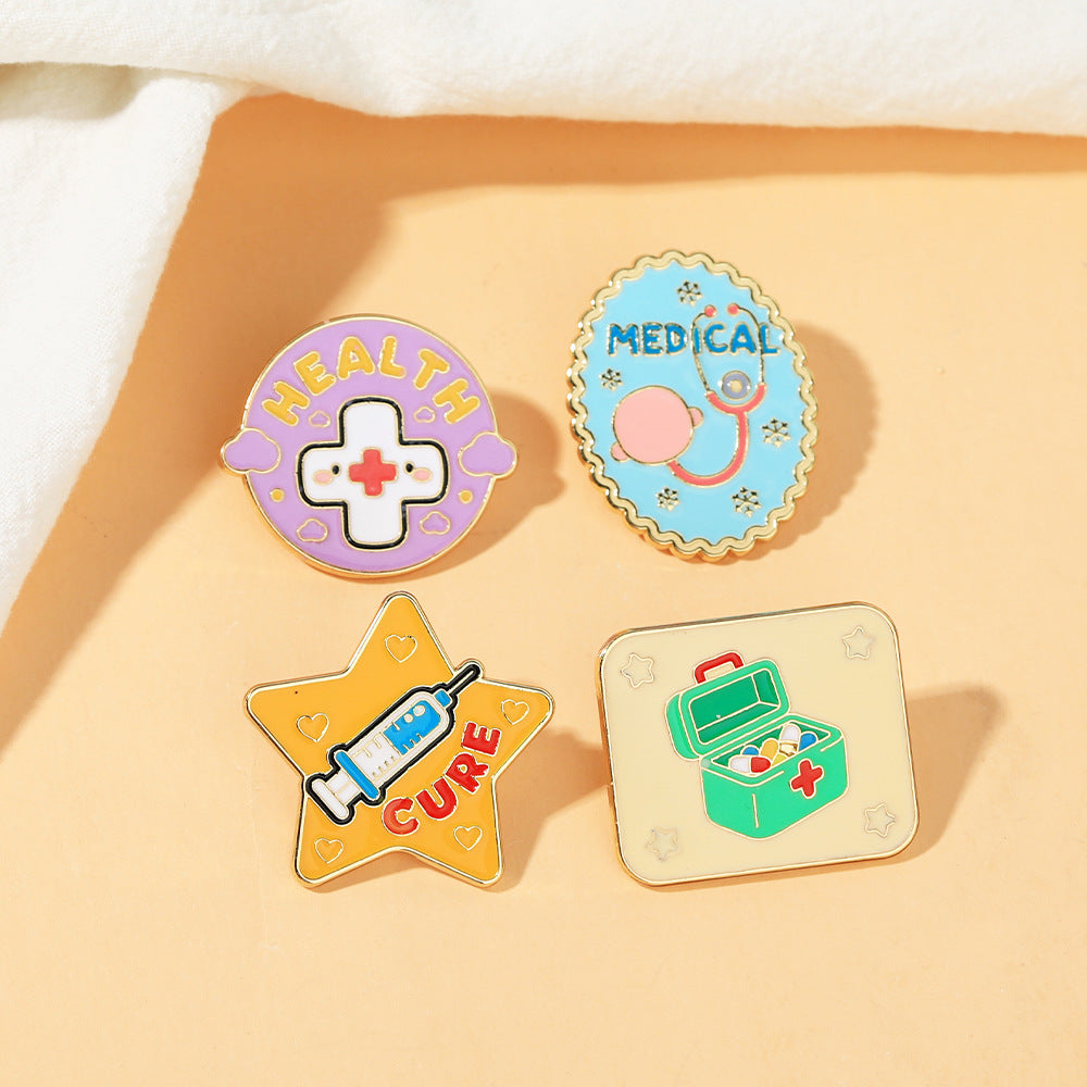 Creative Cartoon Medical Angel Brooch