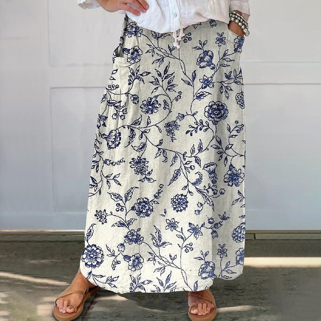 Casual Retro Floral Vacation Dress With A Sophisticated Work-appropriate Vibe