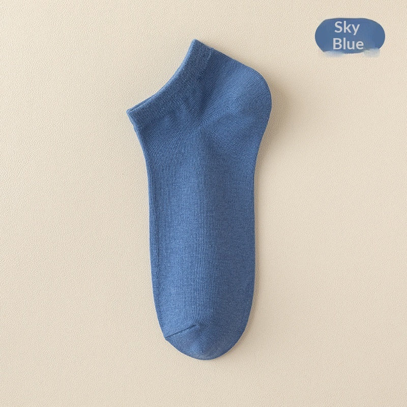 Pure Cotton Socks Summer Thin Style Mens And Couples Version