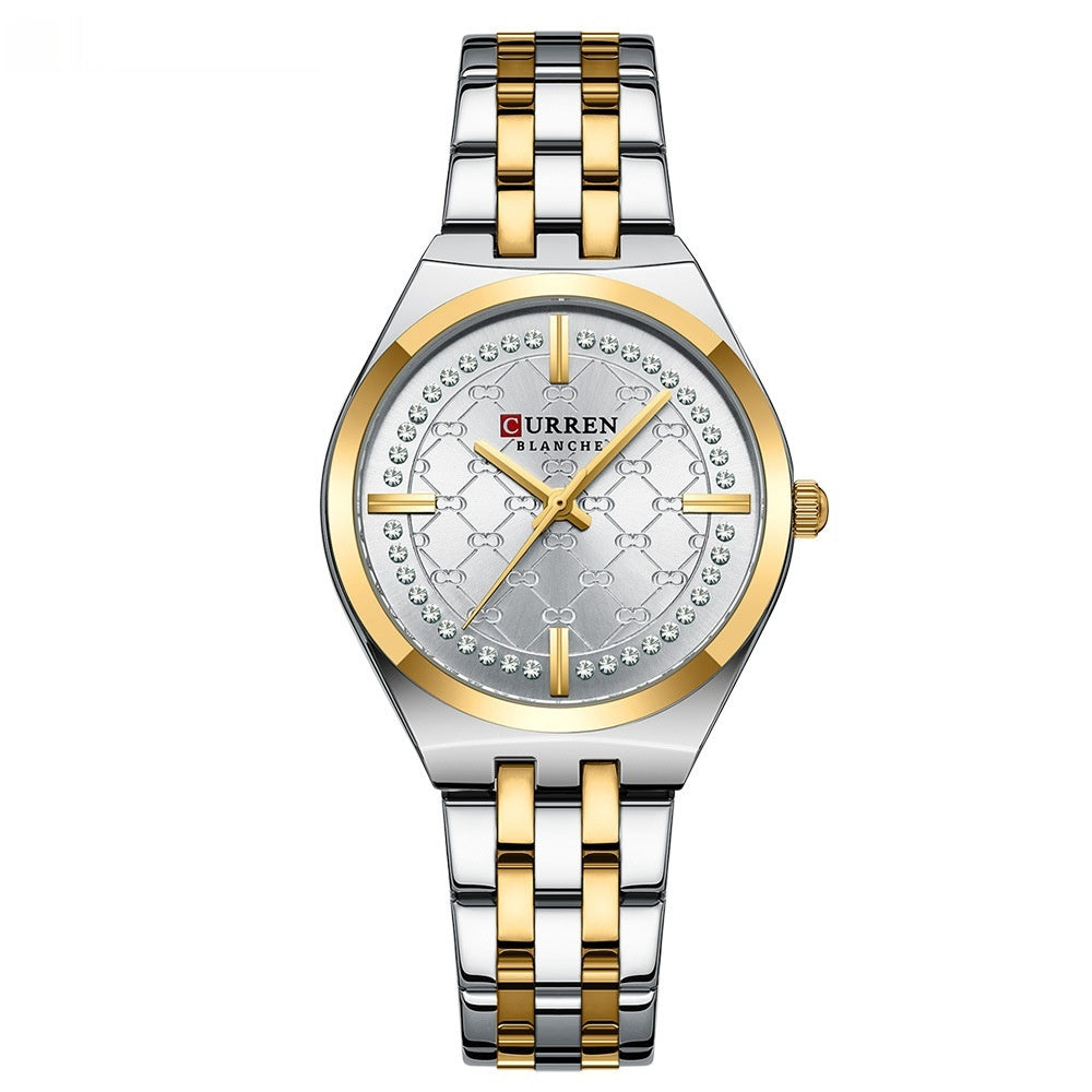 Women's Roman Numeral Quartz Wristwatch Waterproof
