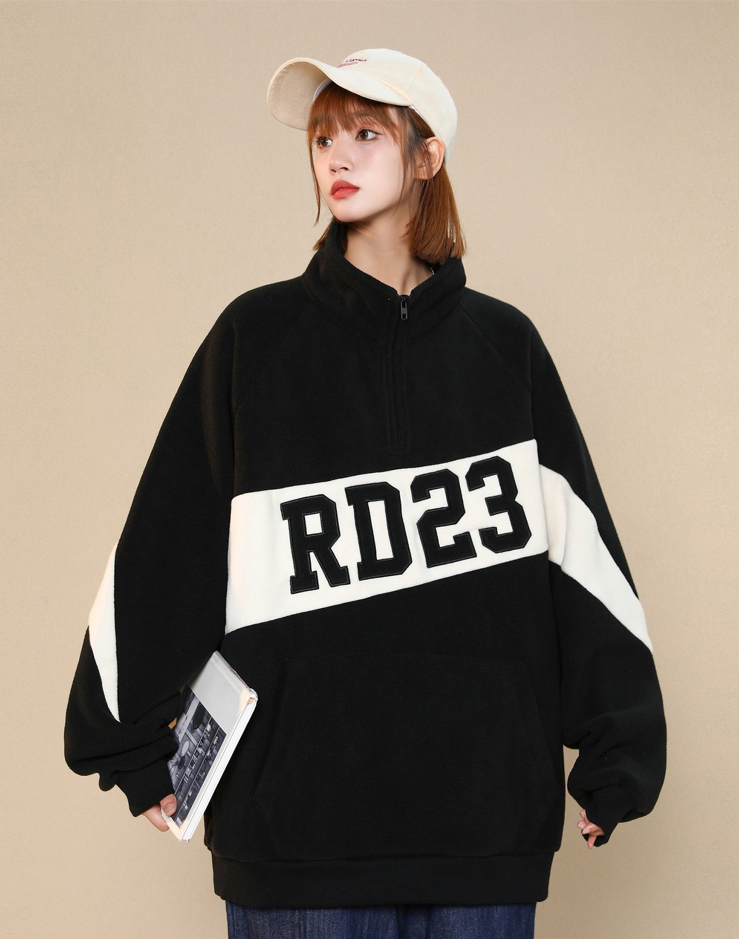 Damen RD23 Quarter-Zip Sweatshirt