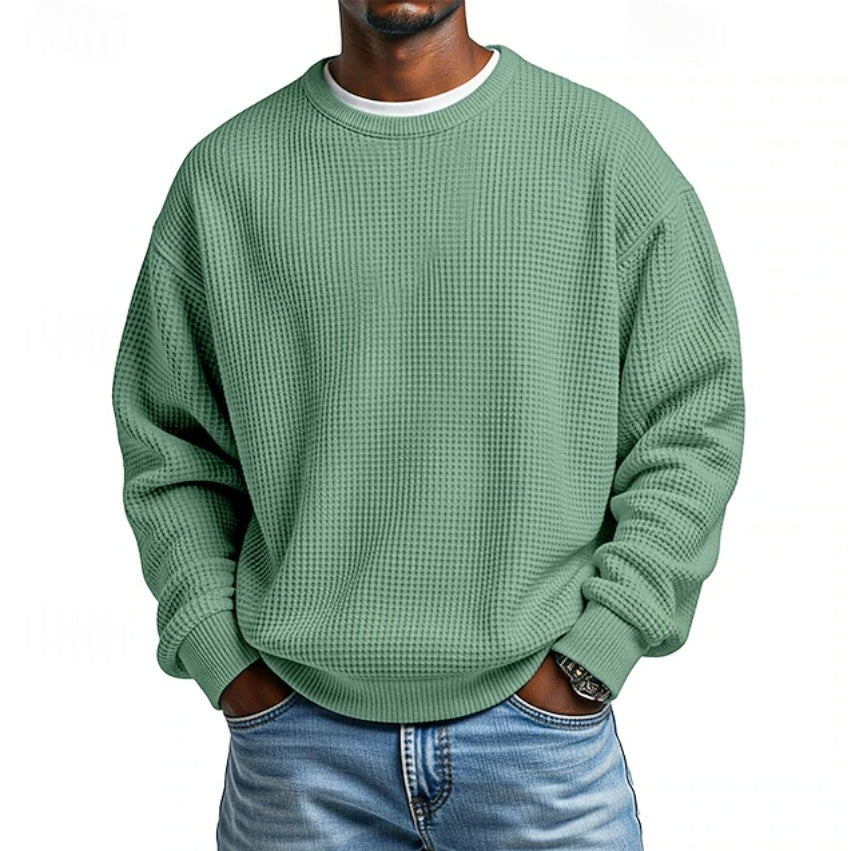 Mens Fashionable Simple And Relaxed Fit Sweatshirt