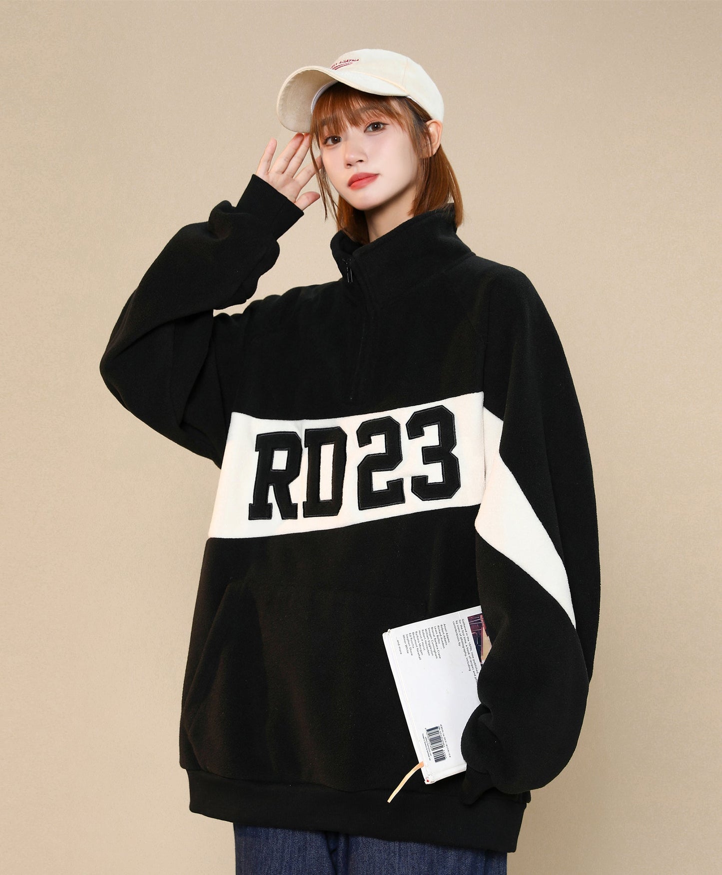 Damen RD23 Quarter-Zip Sweatshirt