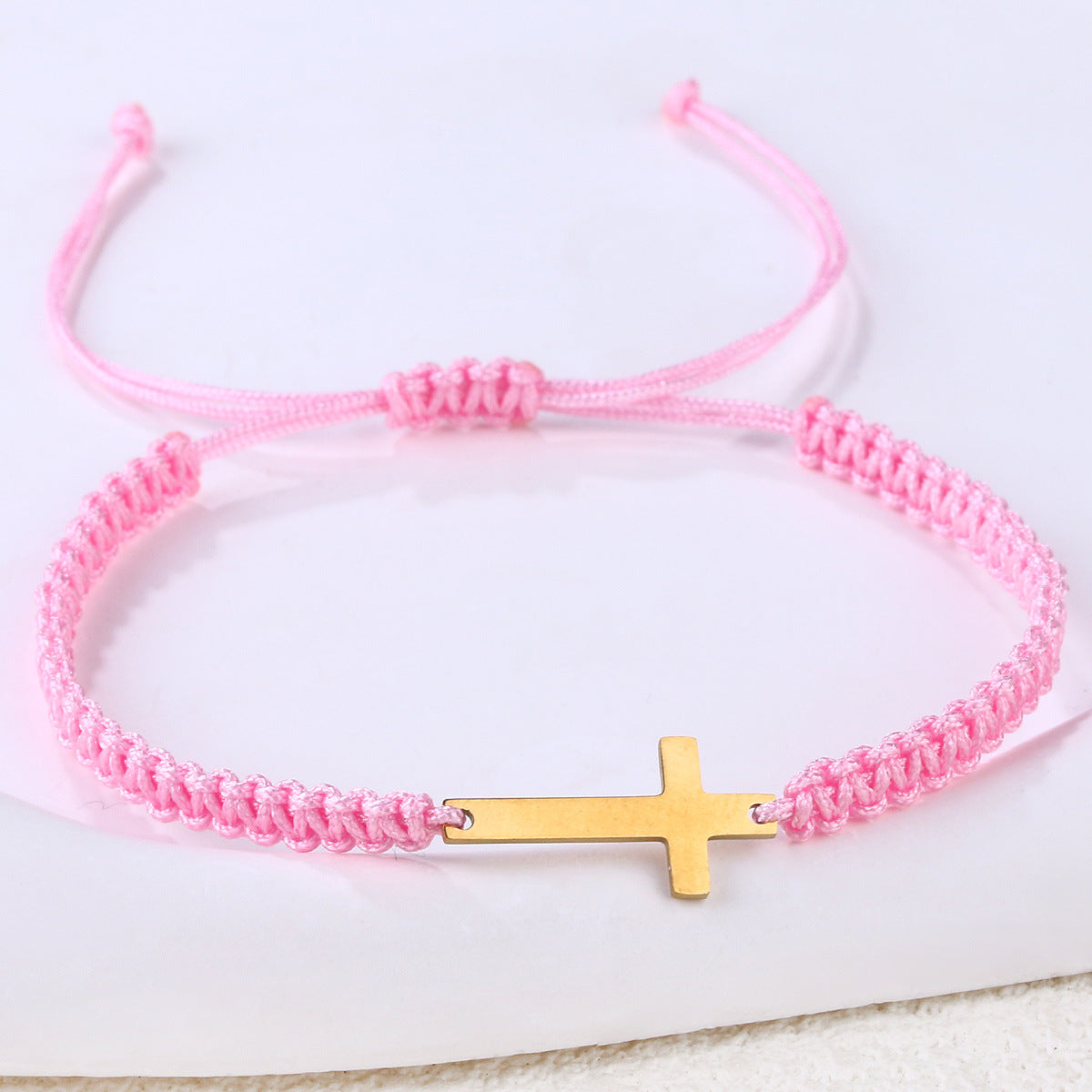 Handmade Bracelet Women's European And American Colorful Stainless Steel