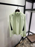 Men's Half Zip Stand Collar Long Sleeve T-Shirt Quick Dry Breathable Color Block Athletic Top With Side Pockets UPF Sun Protection Outdoor Running Hiking Cycling Gym Performance Pullover