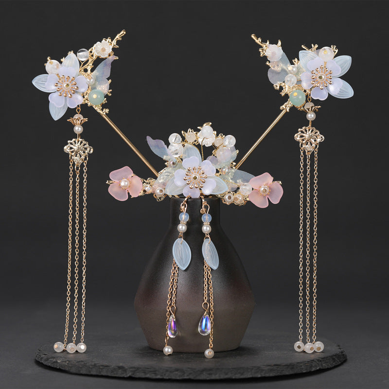 Tassel Full Set Antique Hair Clasp Chinese Style Classical Simplicity Hair Accessories