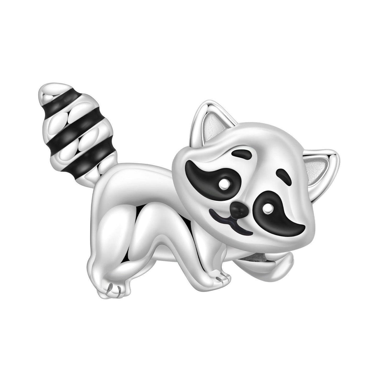 Cute Bamboo Panda DIY Copper Bead Pendant Jewelry Accessory