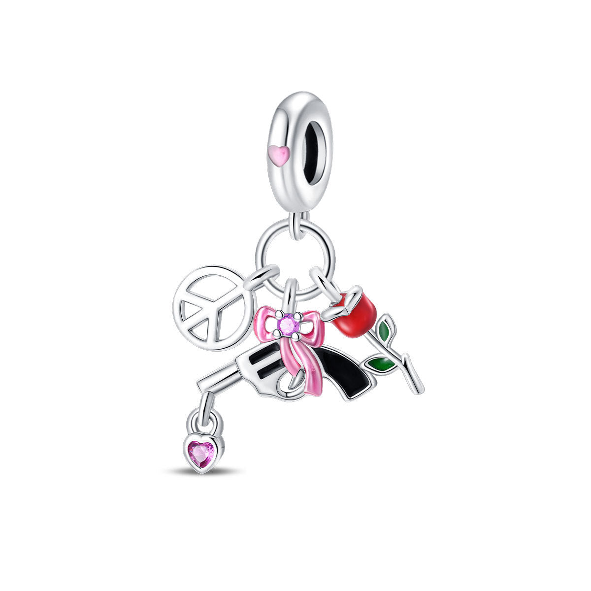 Pendant Bracelet DIY Protective Heart-shaped Bead Jewelry Accessories