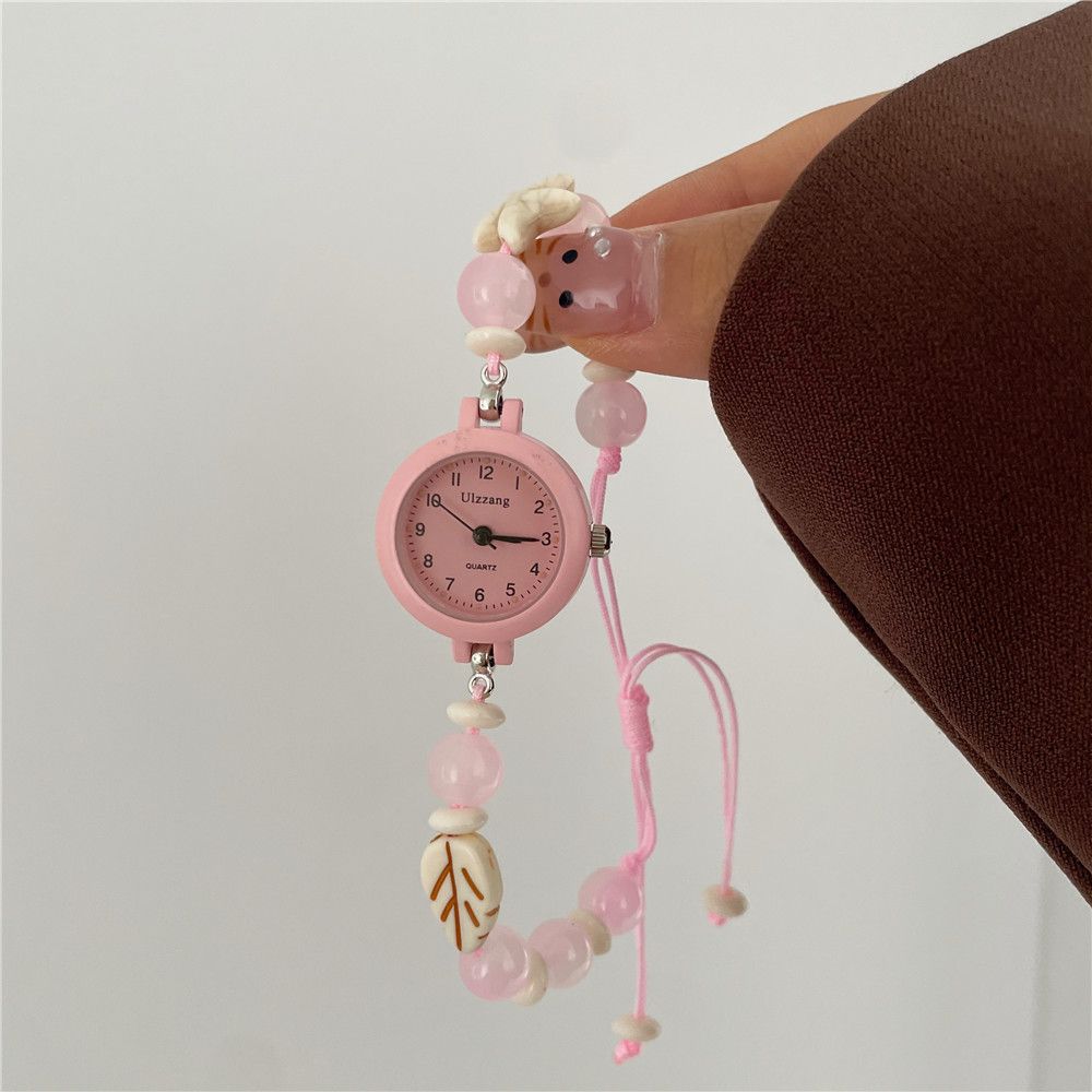 Creative Niche Unpopular Sweet Beaded Watch Ins Style High Appearance