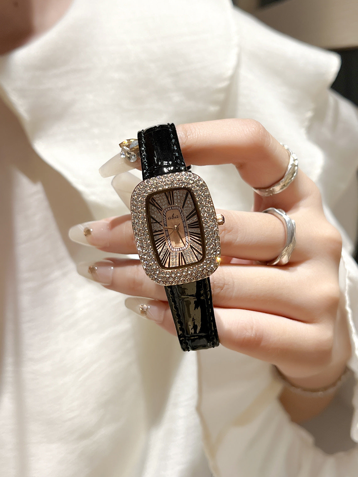 Full Diamond Waterproof Quartz Watch