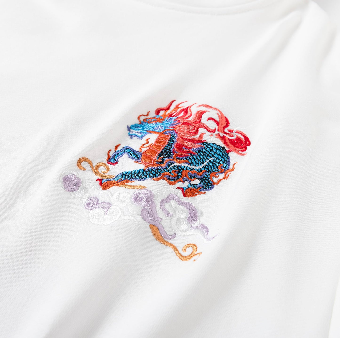 Sweat à capuche brodé Demon Horse KH9240