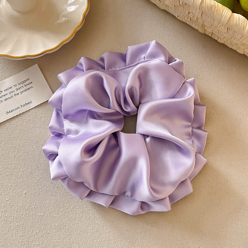 Korean Ballet Style Pleated Oversized Pillow Hair Ring