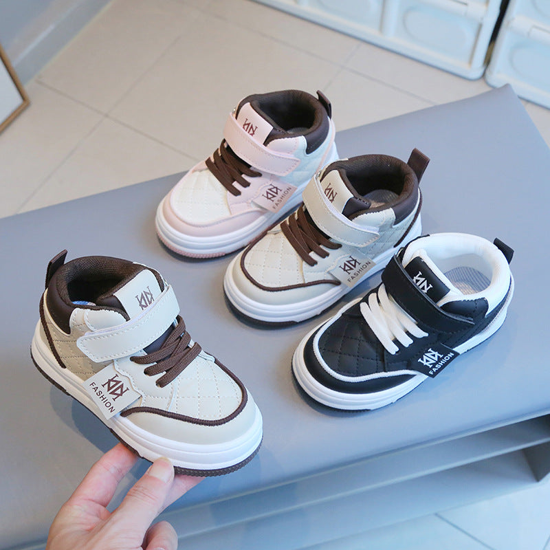 Children's Sports Shoes High-top Casual Sneakers