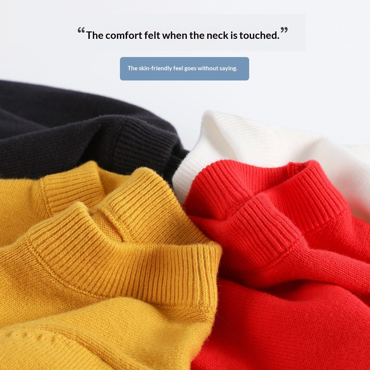 Childrens Fleece-lined White Sweater Mid-length For Fall And Winter