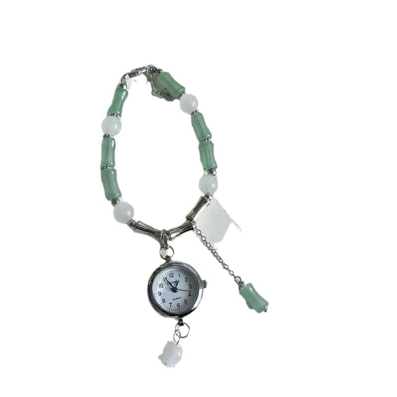 Chinese-style Bamboo Knot Bracelet Quartz Ladies Watch