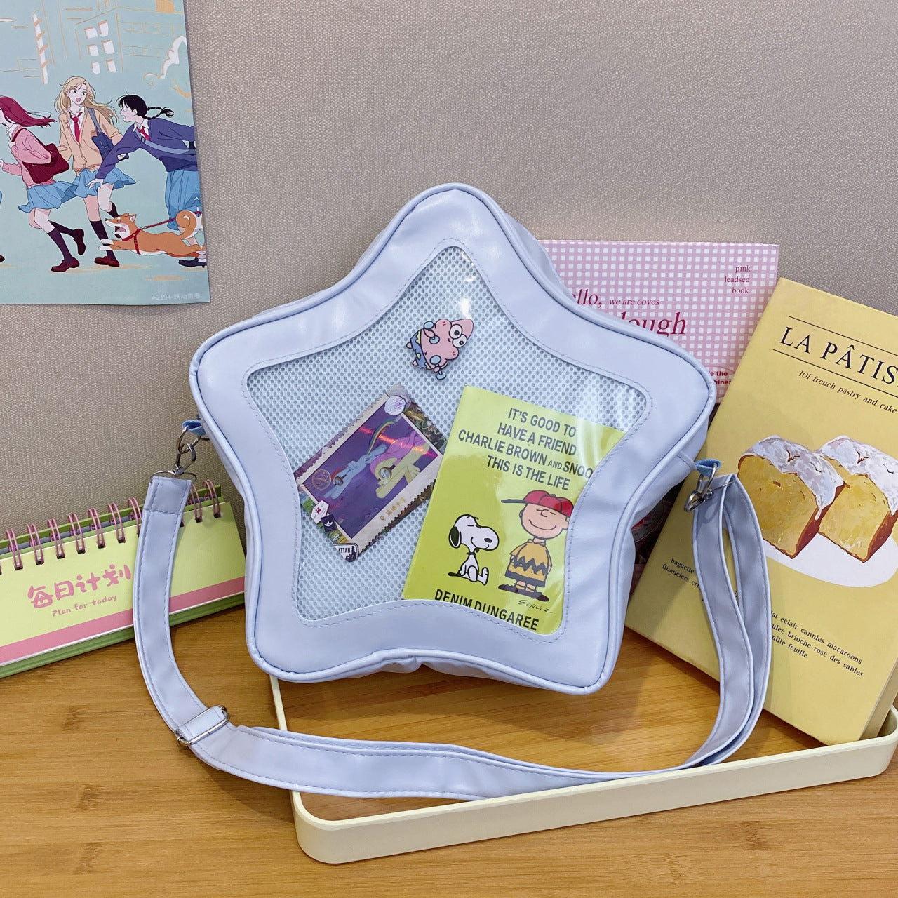 Good-looking New Large Capacity Shoulder Bag Transparent Bag