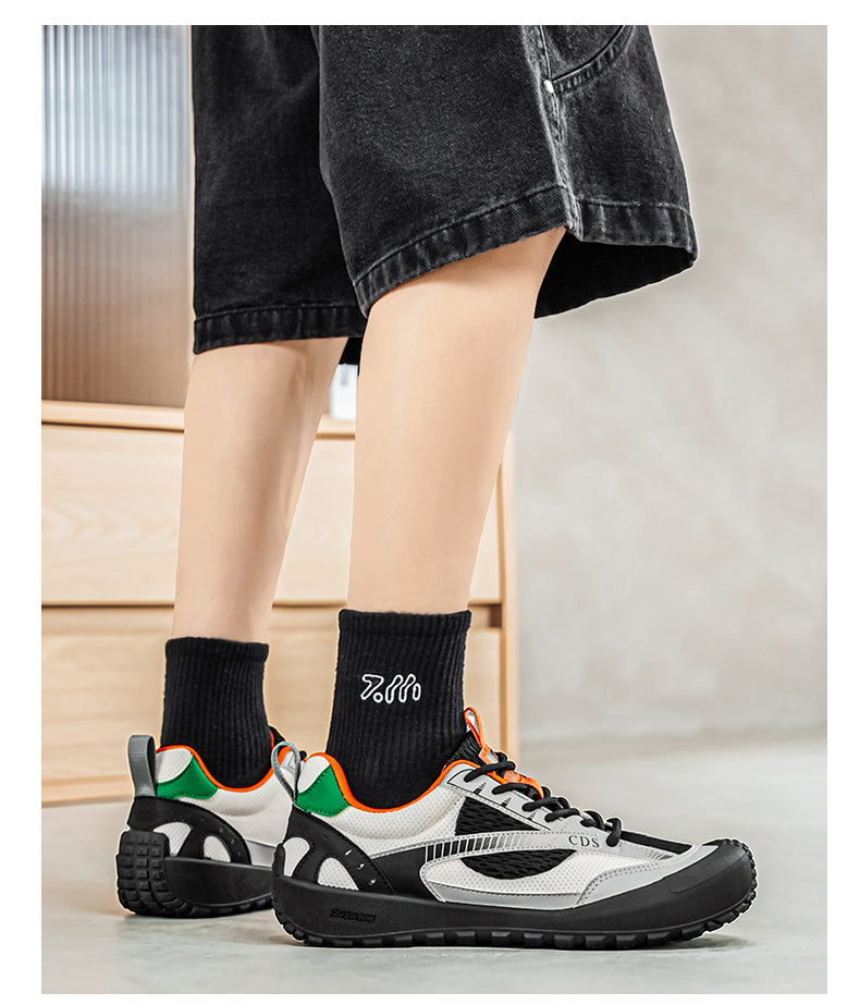 New Men's Lightweight Slip-On Skate Shoes, Versatile Trendy Casual Sneakers