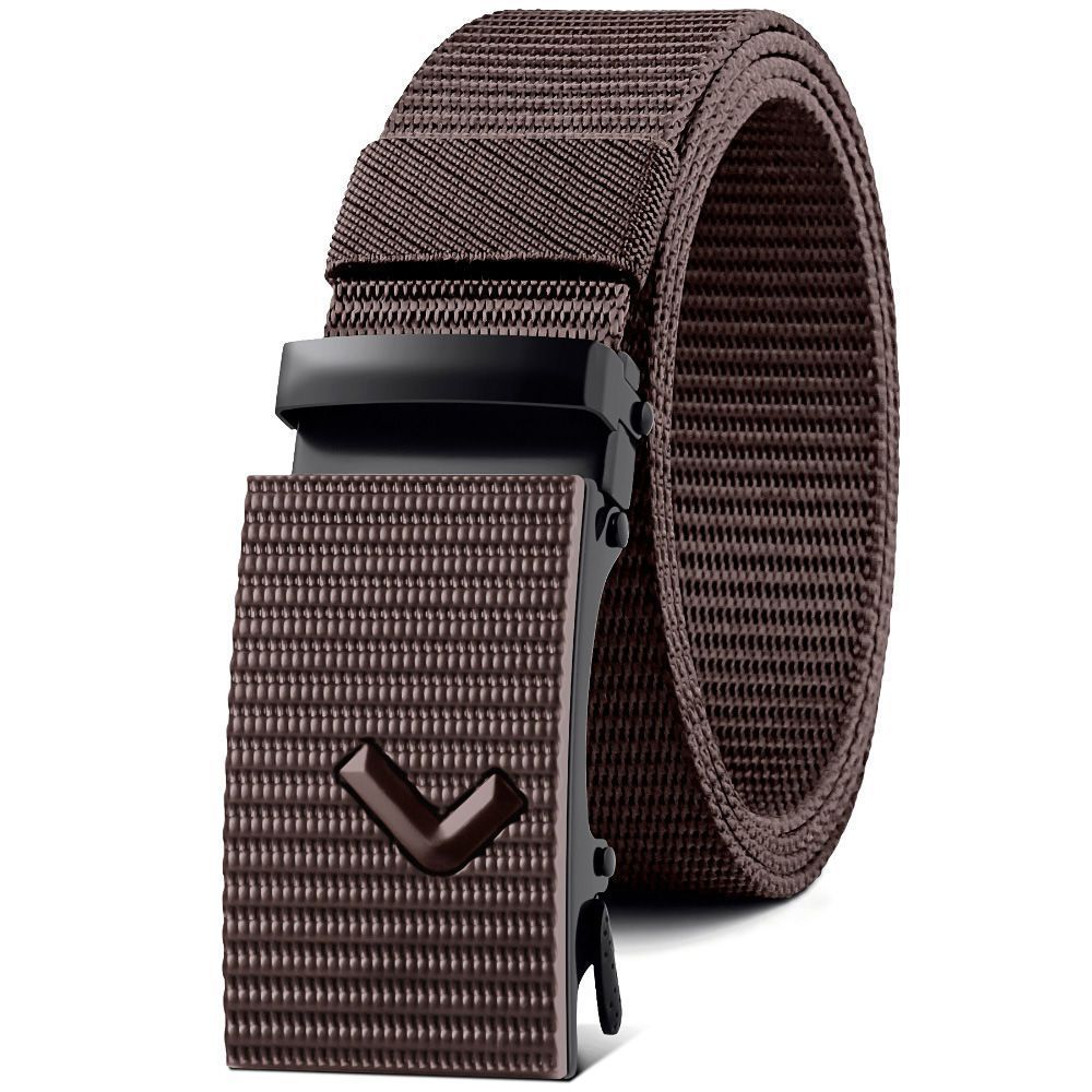 Nylon Waistband Men's Automatic Canvas Belt
