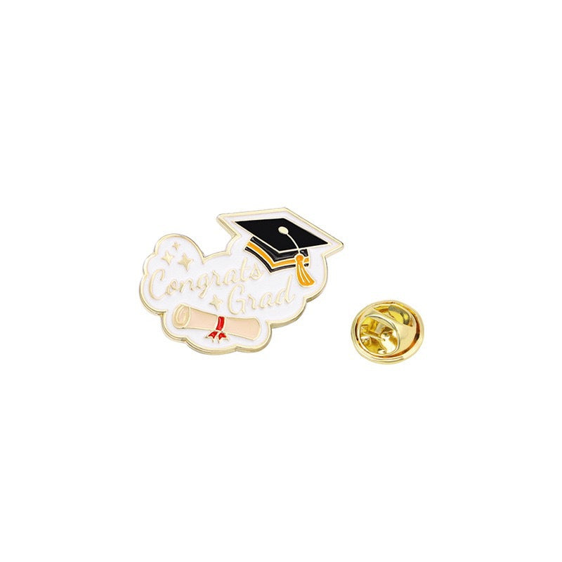 New Graduation Season Bachelors Cap Series Brooch Set