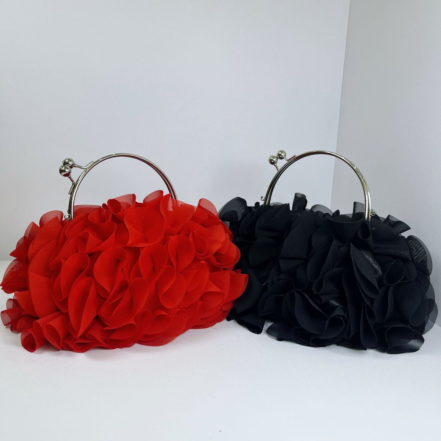 Womens Three-Dimensional Lace Casual Handbag