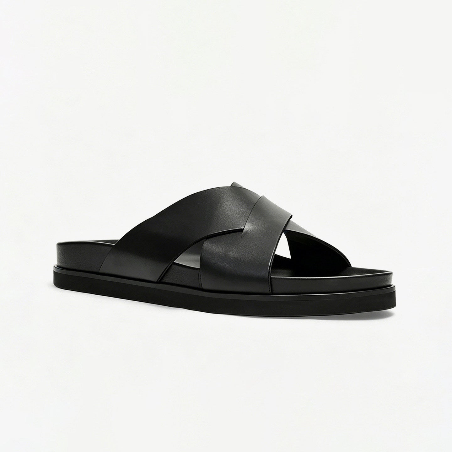 Men's Summer Breathable Cross-style Casual Fashionable Open-toe Slippers
